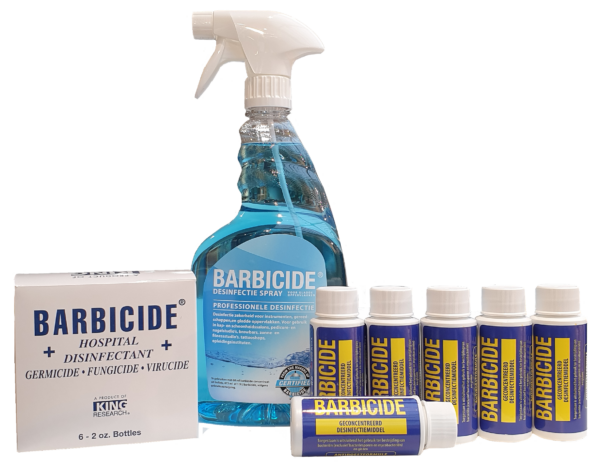 Barbicide desinfectie bullets & spray